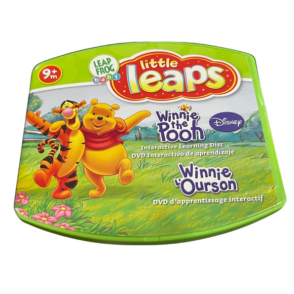 Leap Frog Little Leaps- Winnie the Pooh Disney Interactive Disc DVD 9+ Months - Picture 1 of 2